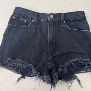 Black Abercrombie shorts